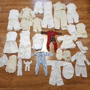 Large Lot of Cloth Doll Making Bodies Parts & Supplies 75+ Pieces Various Sizes